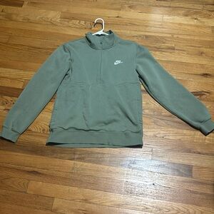 Nike Olive Green Pullover Sweatshirt Men’s S